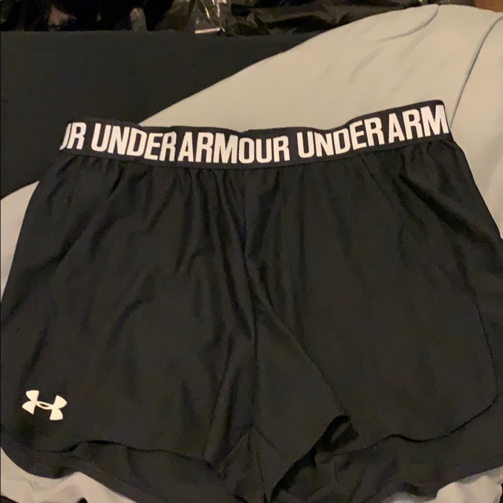 Black Under Armour Running Shorts
